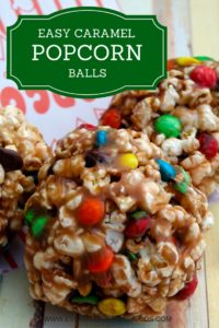 M&M’s® Caramel Popcorn Balls - Ever After in the Woods