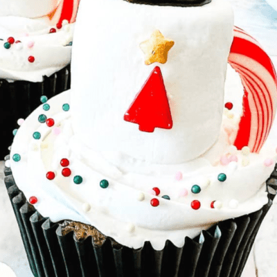 hot cocoa cupcakes