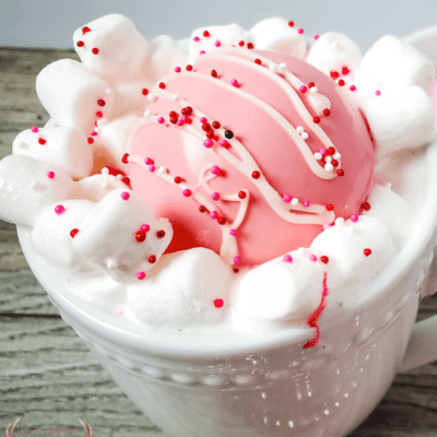 Valentine's Day Strawberry Hot Cocoa