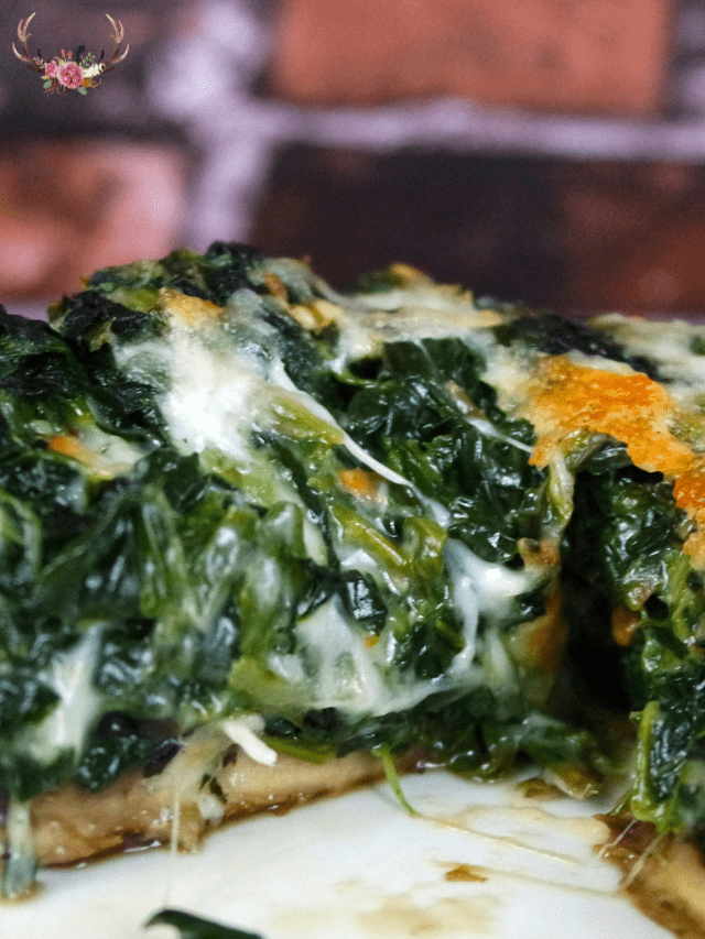Spinach Stuffed Portabello Mushroom