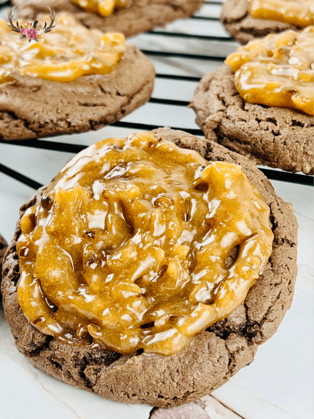 Awesome German Chocolate Cookies from Cake Mix Ever After in the Woods