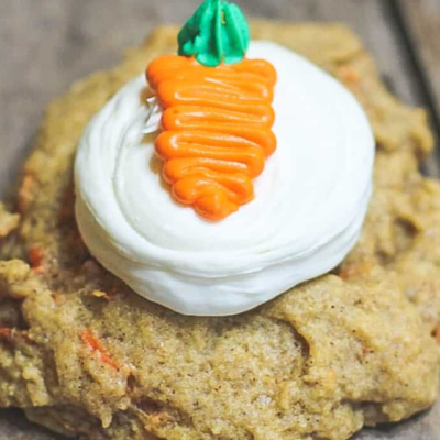 easy carrot cake cookies