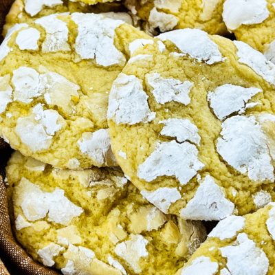 lemon crinkle cookie recipe