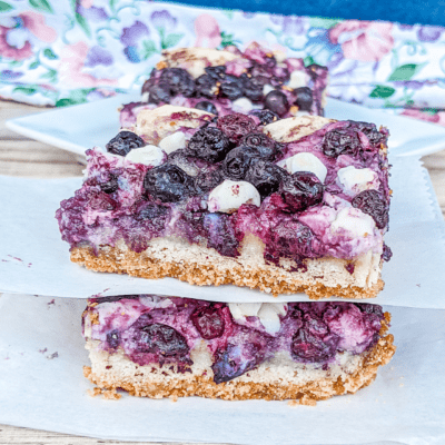 blueberry cookie bars