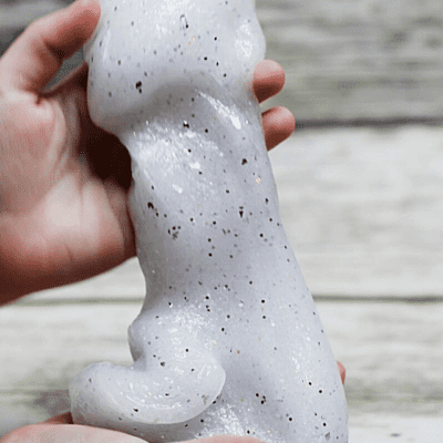 disco glitter slime