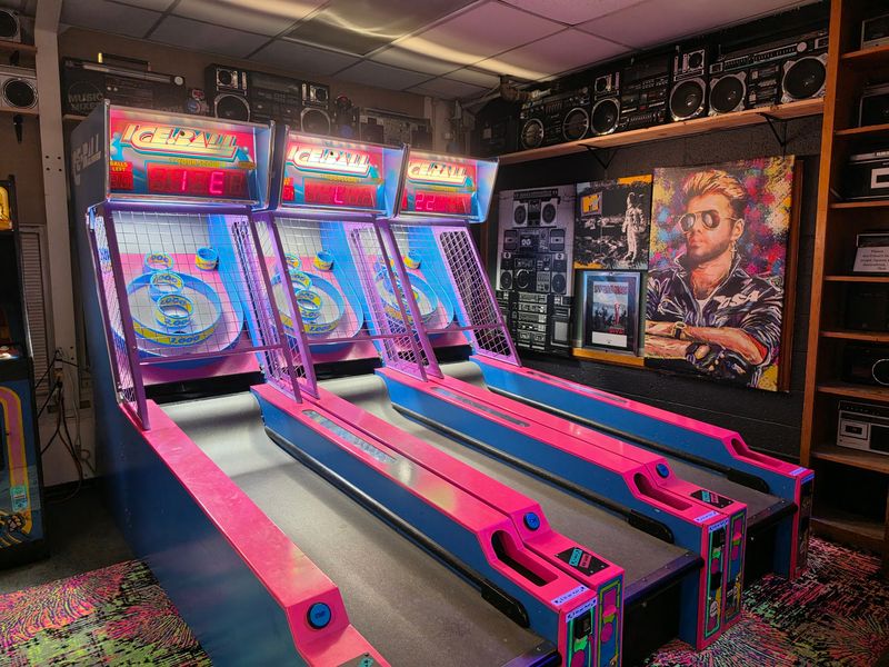 Pac-Man, Pinball And A Real Bozo Buckets Game Await Pac-Man, Pinball And A Real Bozo Buckets Game Await