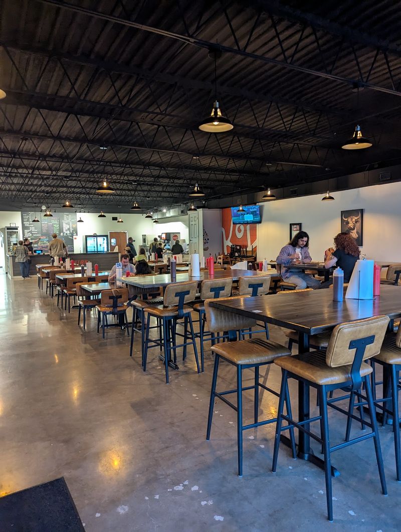 Packed Tables Keep The Room Buzzing Through Dinner