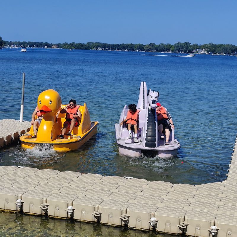 Paddle Boats And Water Fun For Rent