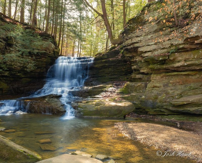 Honey Run Waterfall, Howard, Ohio