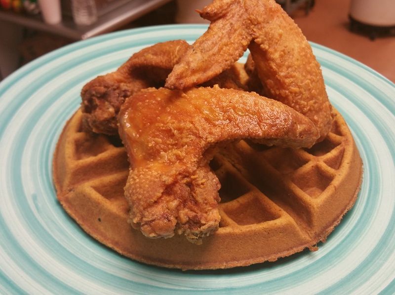 Pair Sweet Potato Waffles With Chicken