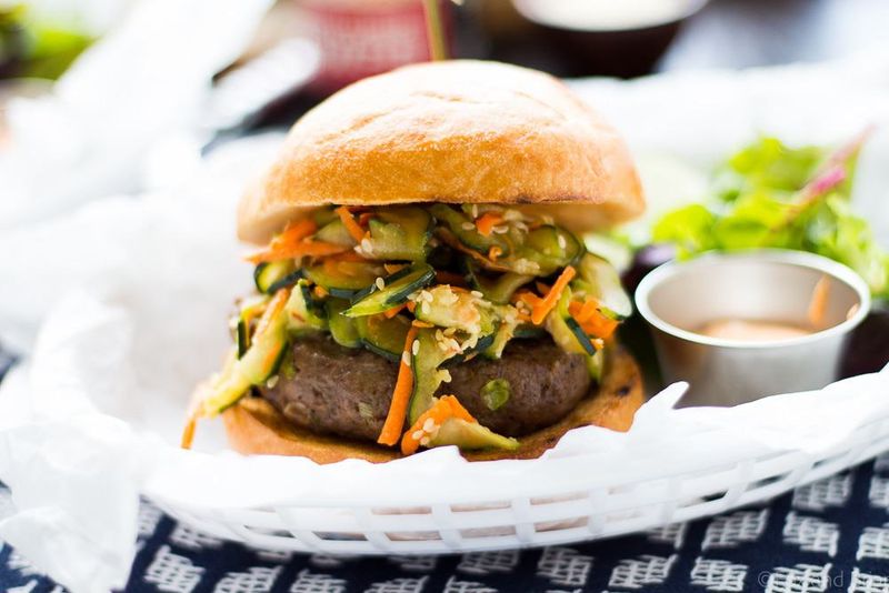 Bison Sliders with Pueblo Green Chili Aioli