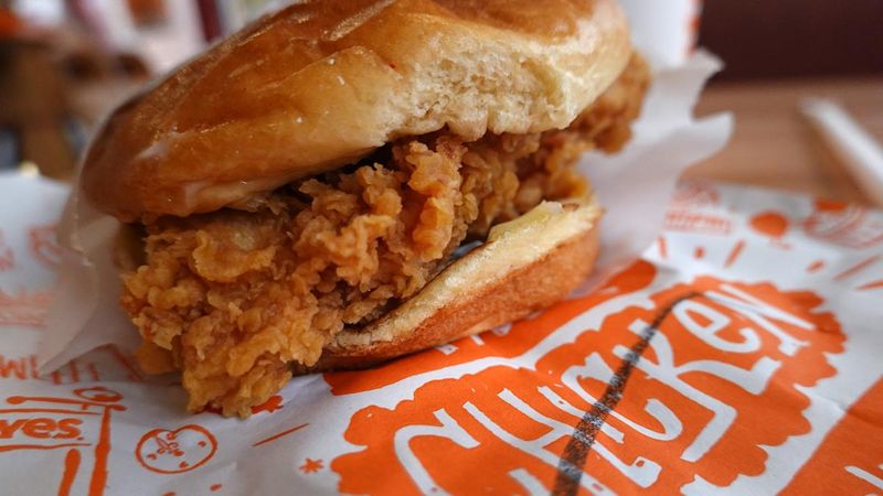 Popeyes Spicy Chicken Sandwich