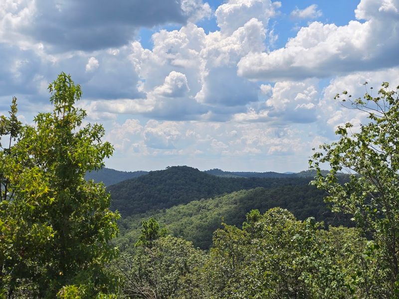 Layered Hills Stretching To The Horizon