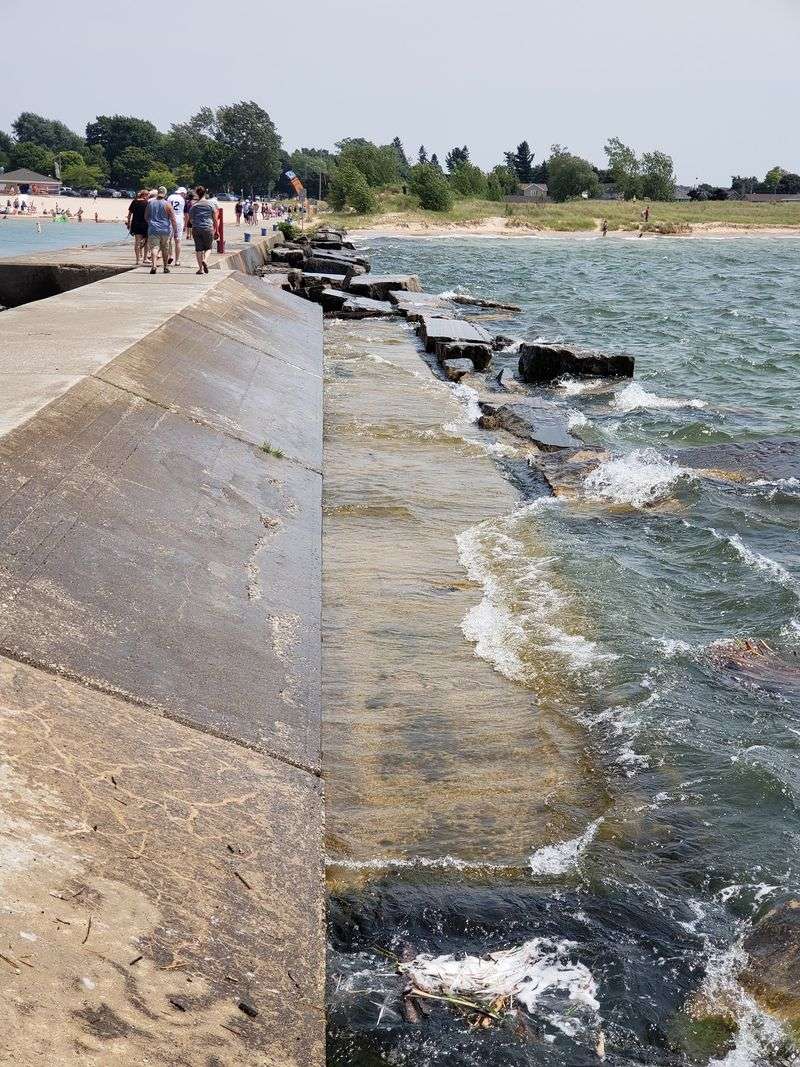 Park At The Beach, Then Walk Into Lake Michigan 