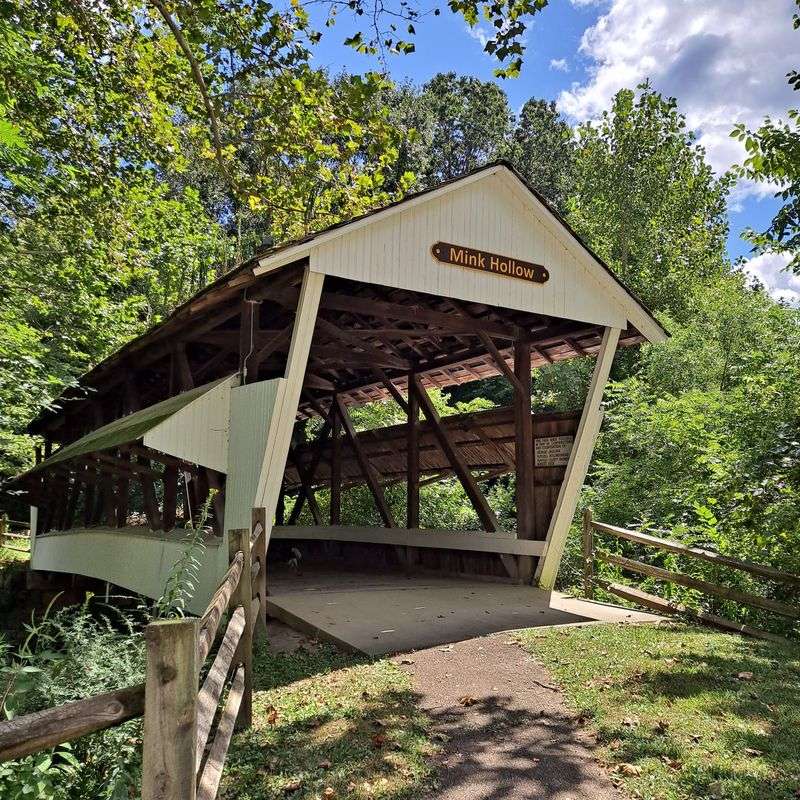 Parking By The Covered Bridge