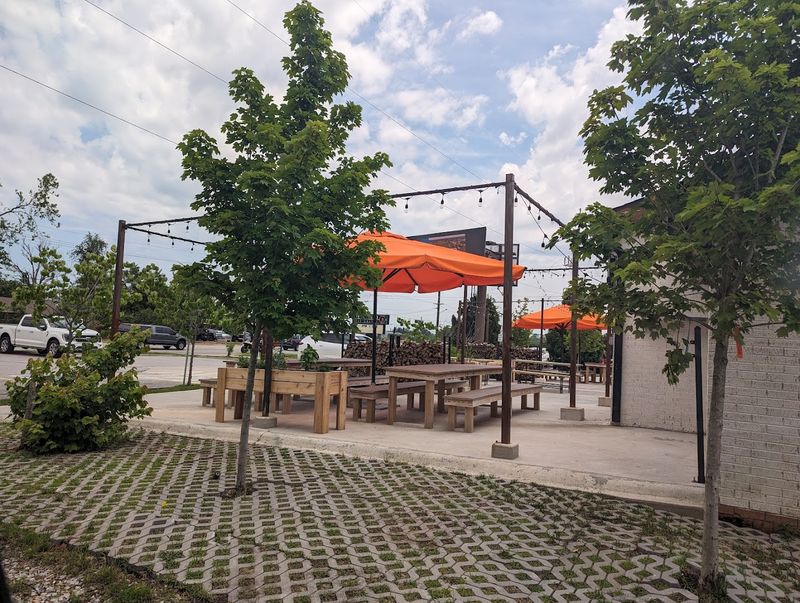 Patio Seating Made For A Slow BBQ Lunch