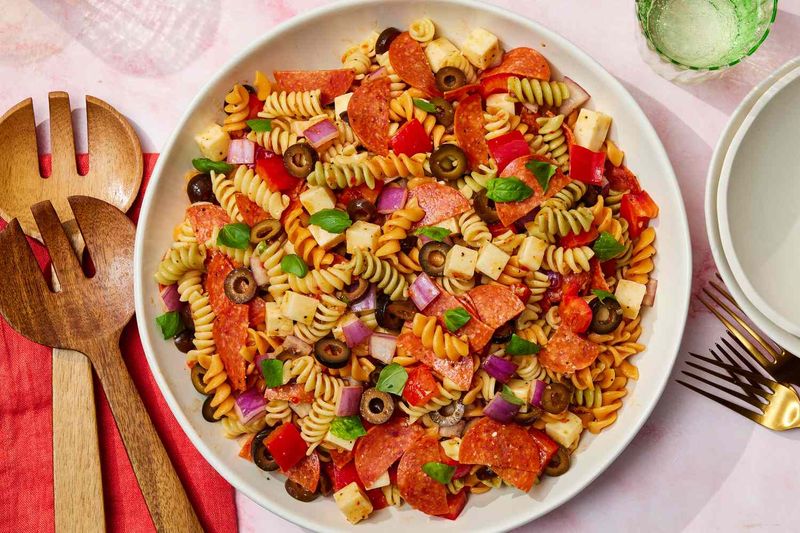 Firecrackeroni Pasta Salad