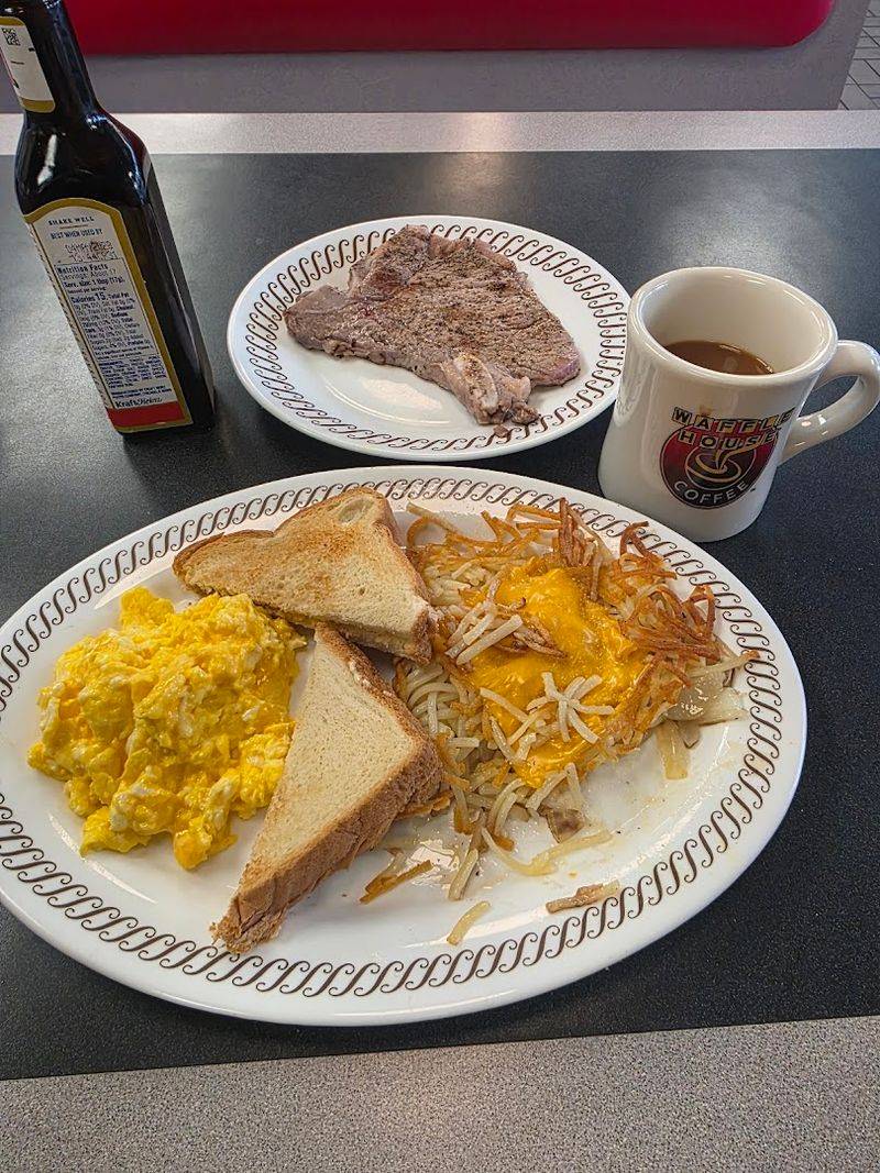 Bert's Chili Over Hashbrowns