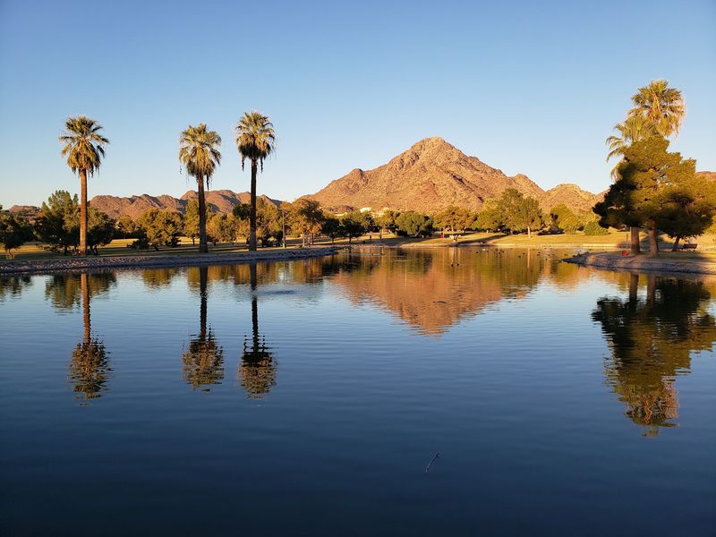 Peaceful Green Spaces And Mountain Views
