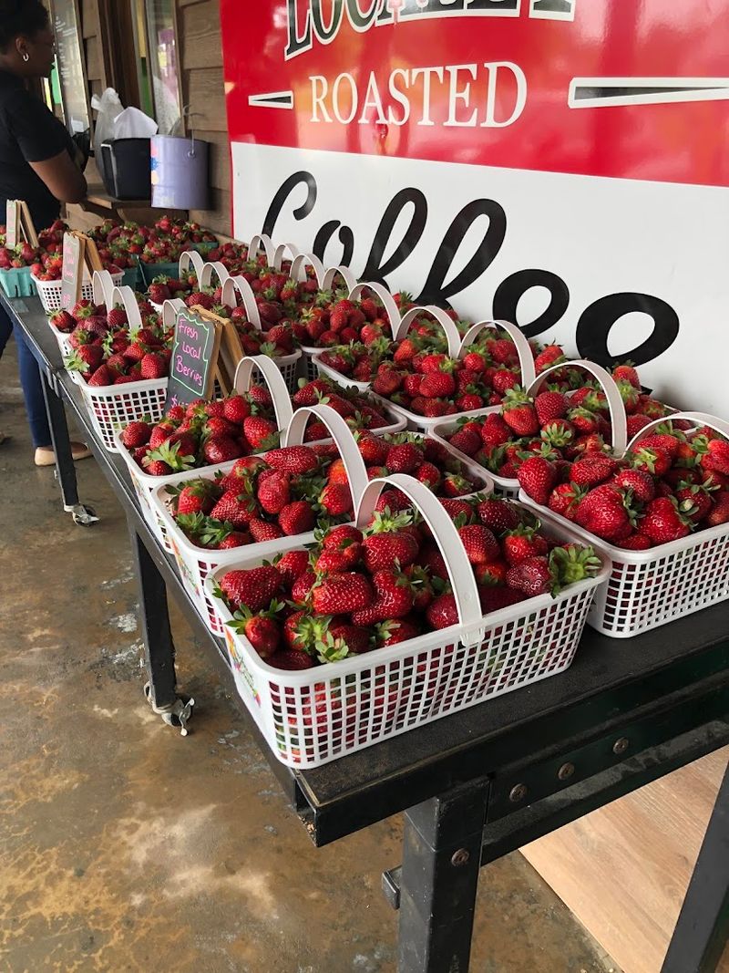 Fresh Strawberries And Seasonal Produce Galore
