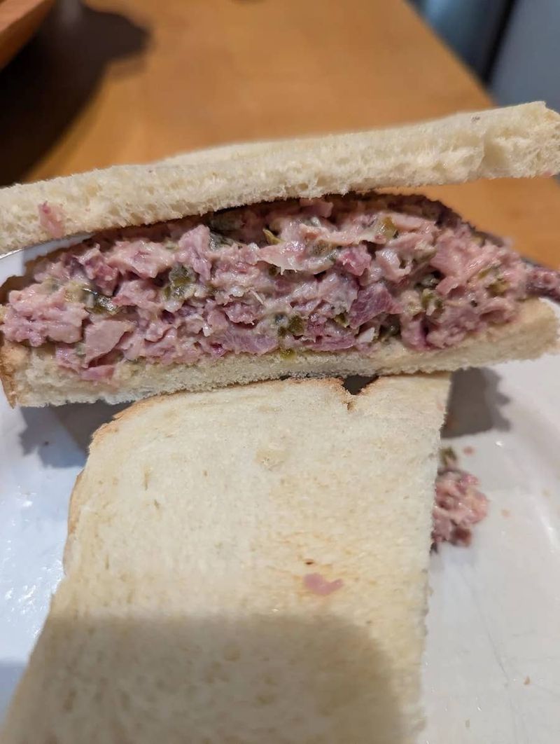 Cream Cheese and Olive Sandwich