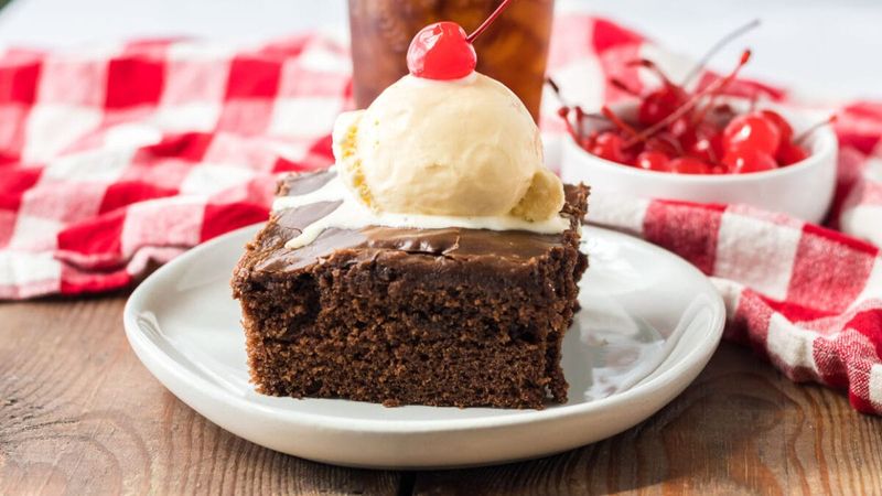 Double Chocolate Fudge Coca-Cola Cake