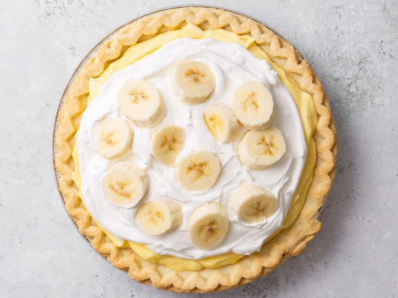 Banana Cream Pie With Instant Pudding