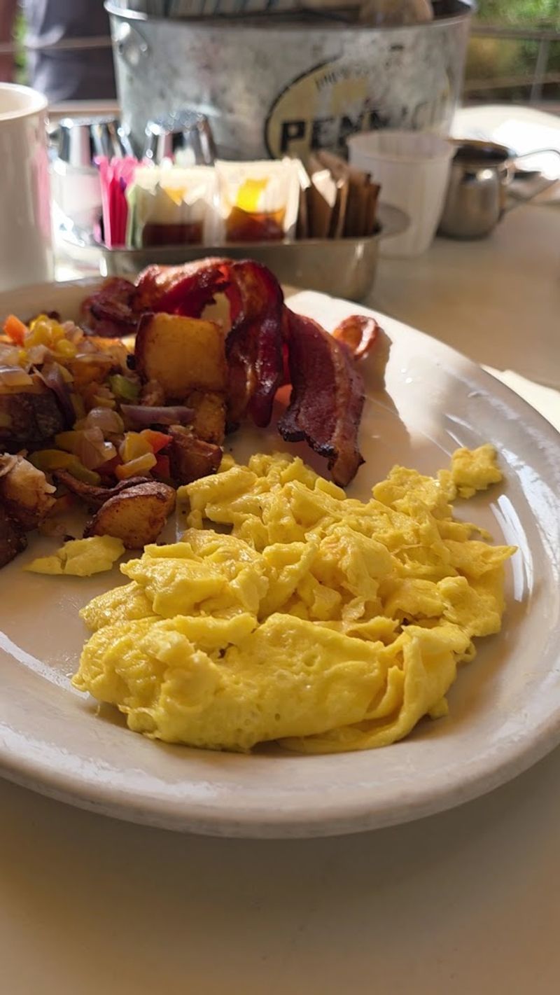 Sausage, Egg, And Cheese Hashbrown Bowl