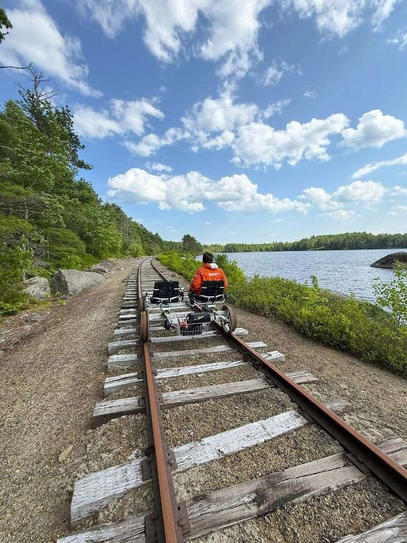 Pedaling The Rails