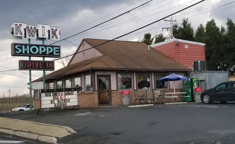 Kwik Shoppe Burger, Kwik Shoppe Drive-In, Shoemakersville