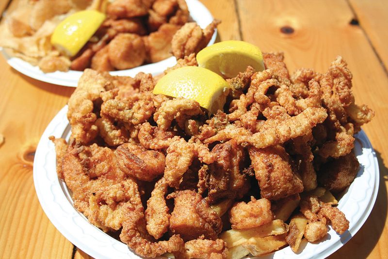 Rhode Island: Stuffies At Champlin's Seafood Deck