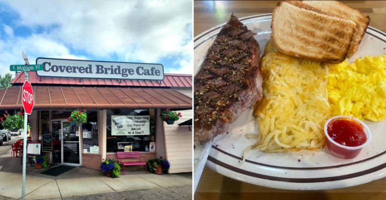 People Drive Across Oregon Just To Taste The French Toast At This Cozy Little Café