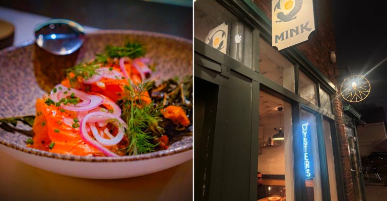 Mink restaurant and oysters