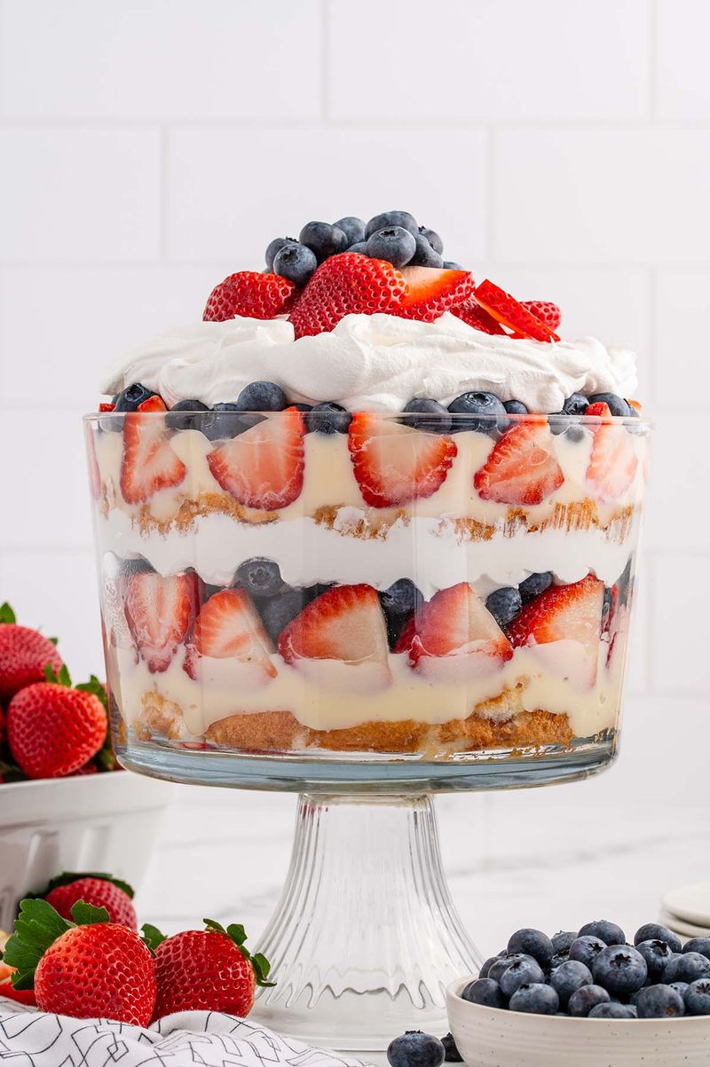 Star-Spangled Berry Trifle