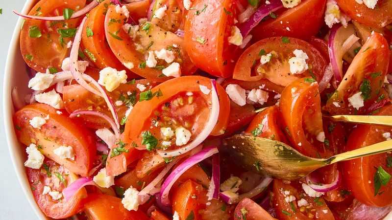 Perfect: House Salad with Tangy Tomato Dressing – Fresh with Southern Zip