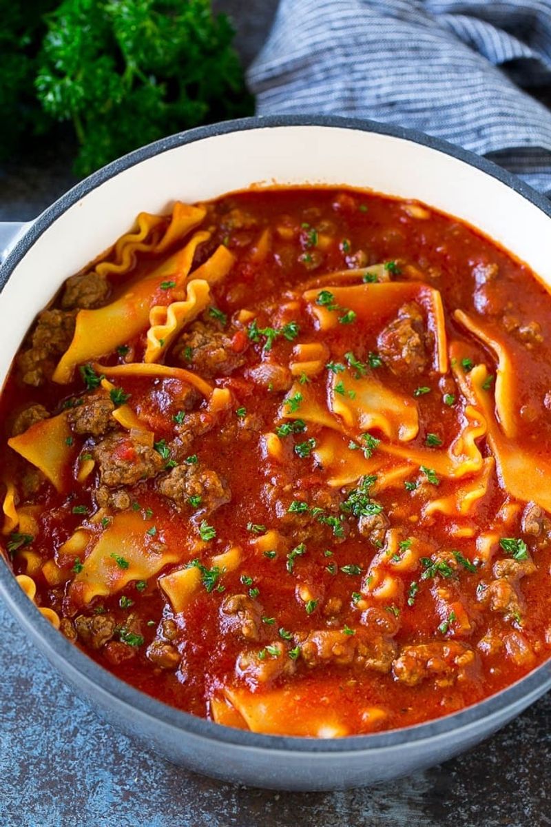 Lasagna Soup Casserole