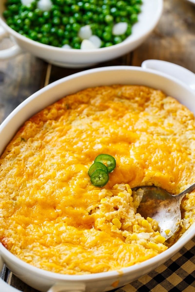 Sweet Corn and Jalapeño Spoonbread