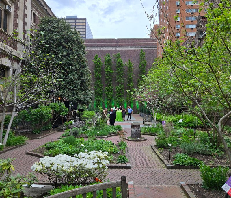 The Building Features a Hidden Garden