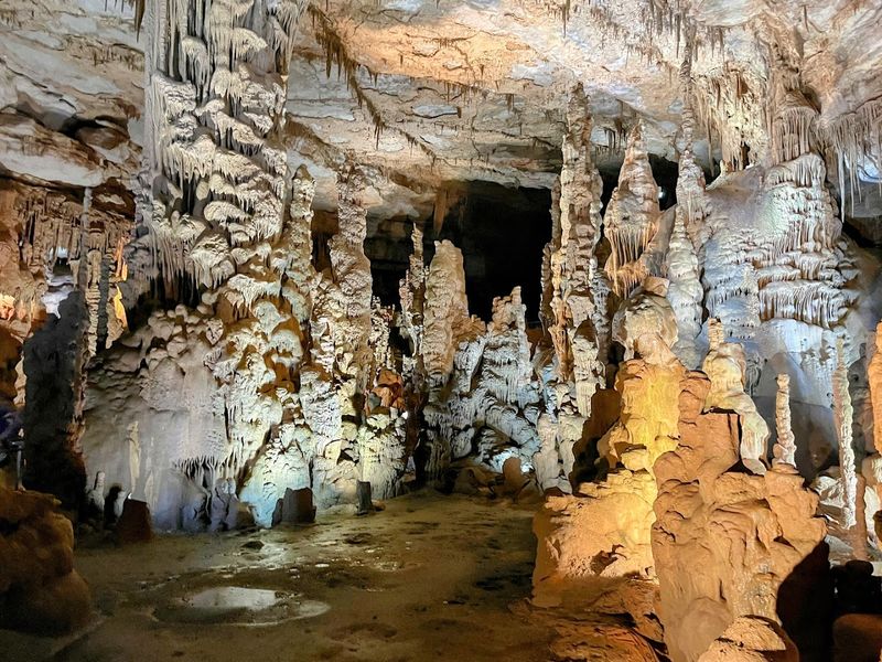 Caves And Cascades At Cathedral Caverns