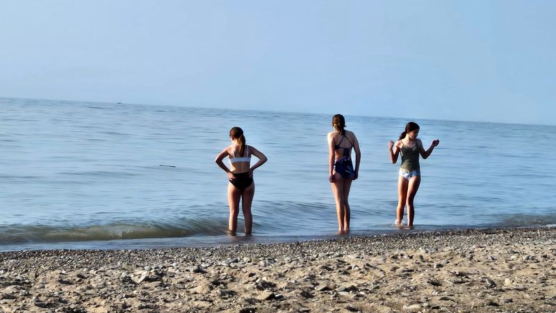 Swimming in Lake Erie