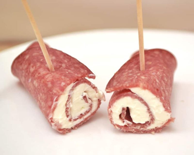 Lebanon Bologna and Cream Cheese