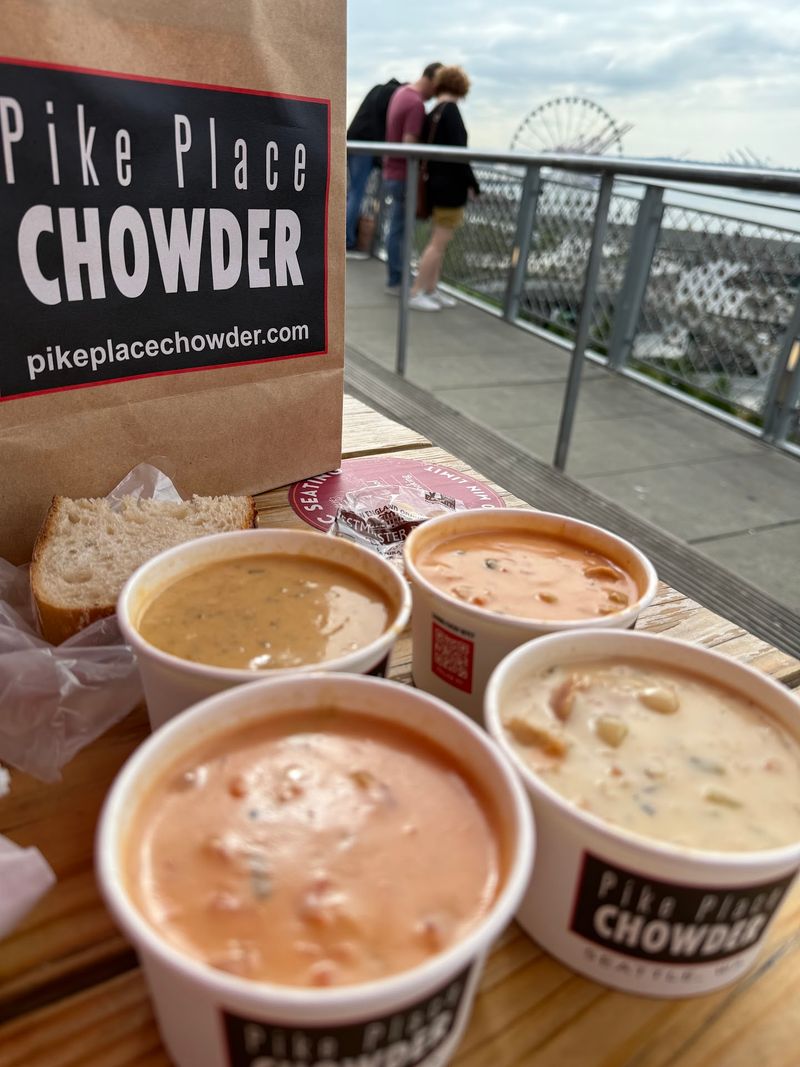 Pike Place Chowder - Pike Place Market, Seattle, WA Pike Place Chowder - Pike Place Market, Seattle, WA