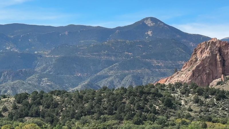 Pikes Peak Gives The Red Rocks A Famous Neighbor