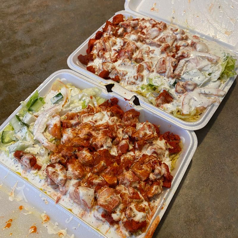 Halal Cart Chicken: The White Sauce Worship
