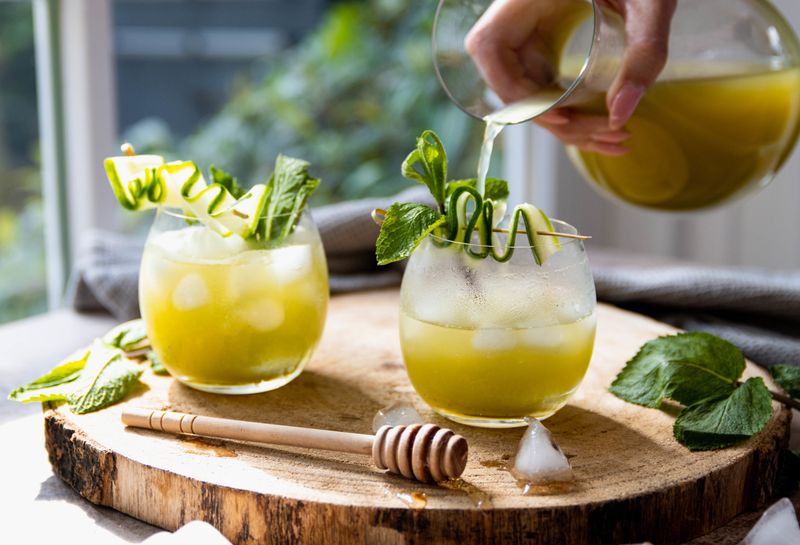 Pineapple Cucumber Mint Agua Fresca