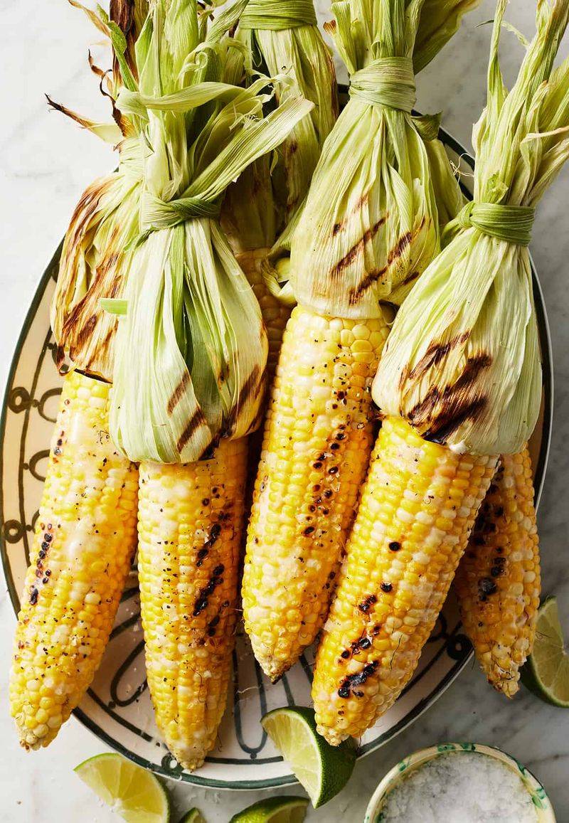 Charred Corn on the Cob