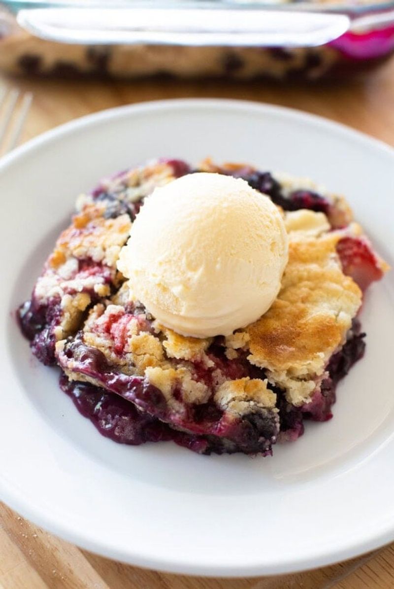 Berry Blast Dump Cake