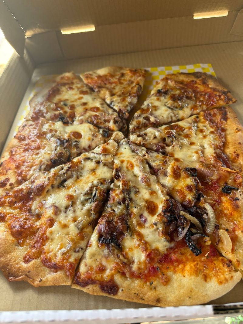 Pizza Cooked to Crispy Perfection