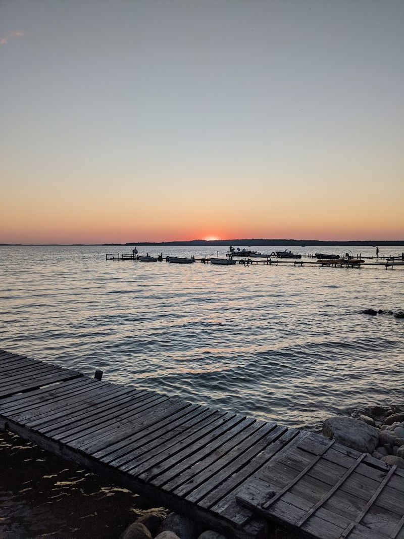 Plan Around The Beach, Docks, And Sunset Light