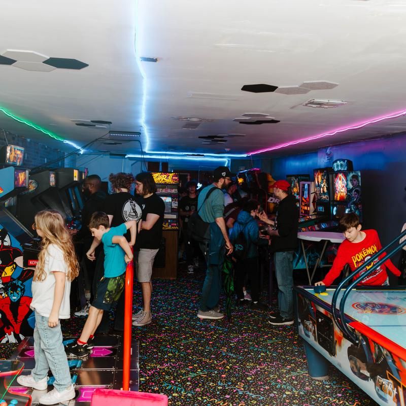 A Basement Arcade Straight Out of the 80s and 90s